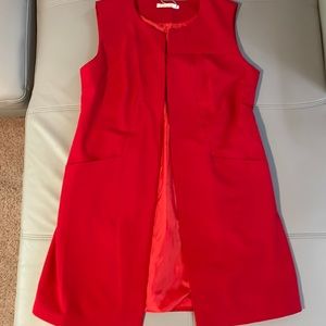 Long sleeveless jacket, cardigan!